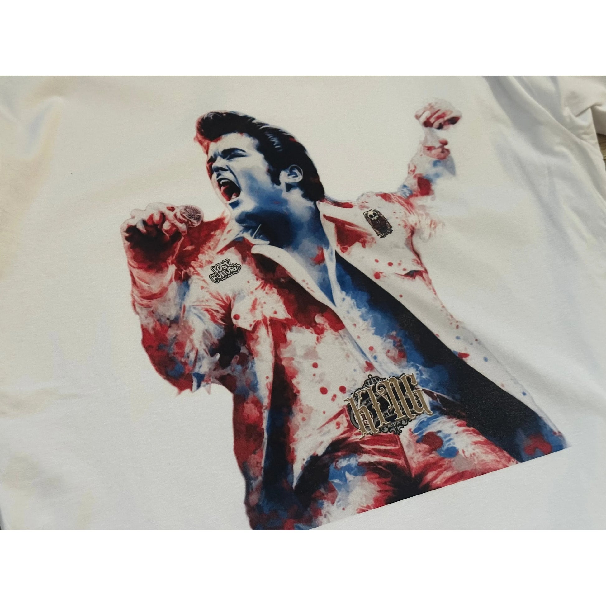 Lost Kulture Elvis "King" Independence Day Colorway T-Shirtbest clothing store best men clothing brands best clothing for men clothing stores online clothing