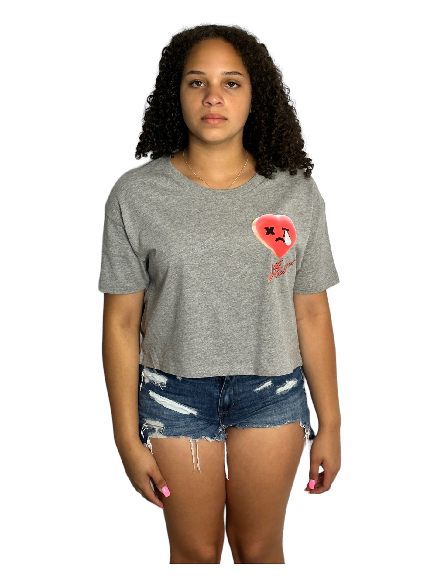 Womans Pain Crop T-Shirt
