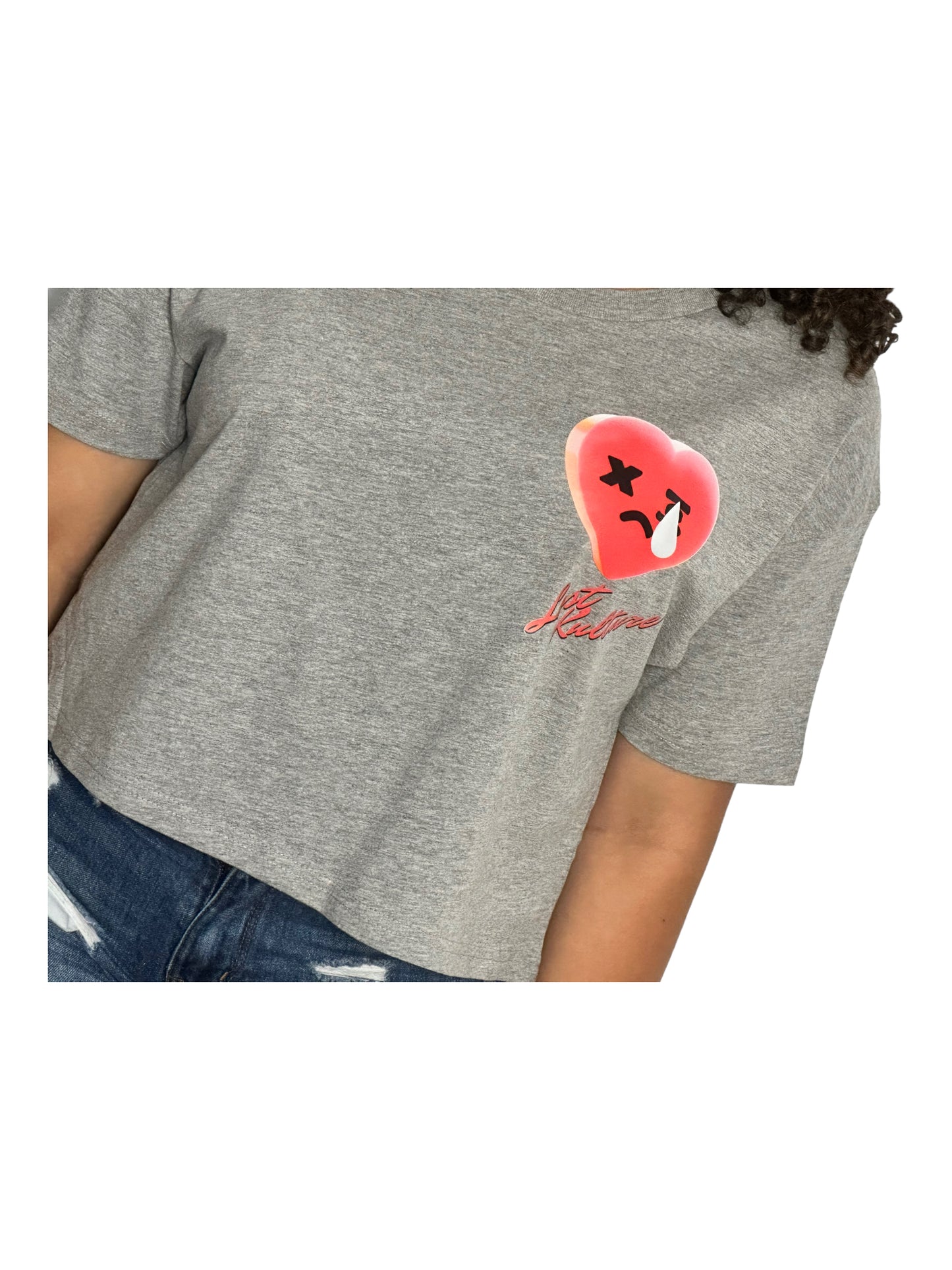 Womans Pain Crop T-Shirt
