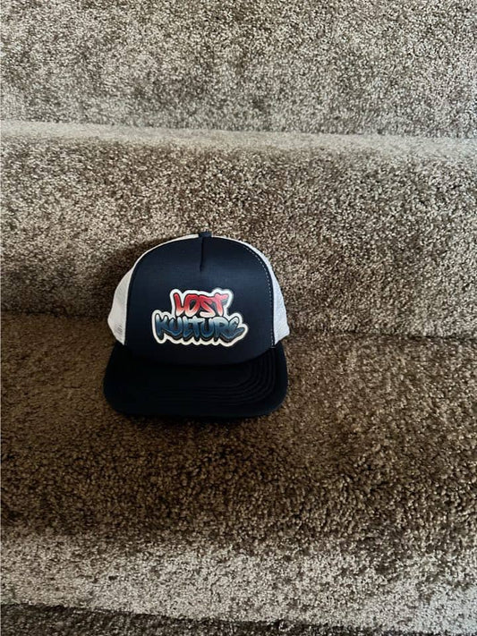 Lost Kulture Navy Blue Trucker Hat