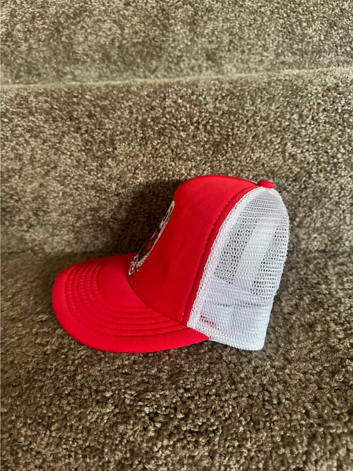 Red Lost Kulture Trucker Hat. best clothing store best men clothing brands best clothing for men clothing stores online clothing