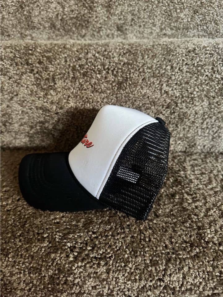 Lost Kulture White & Black Trucker Hat