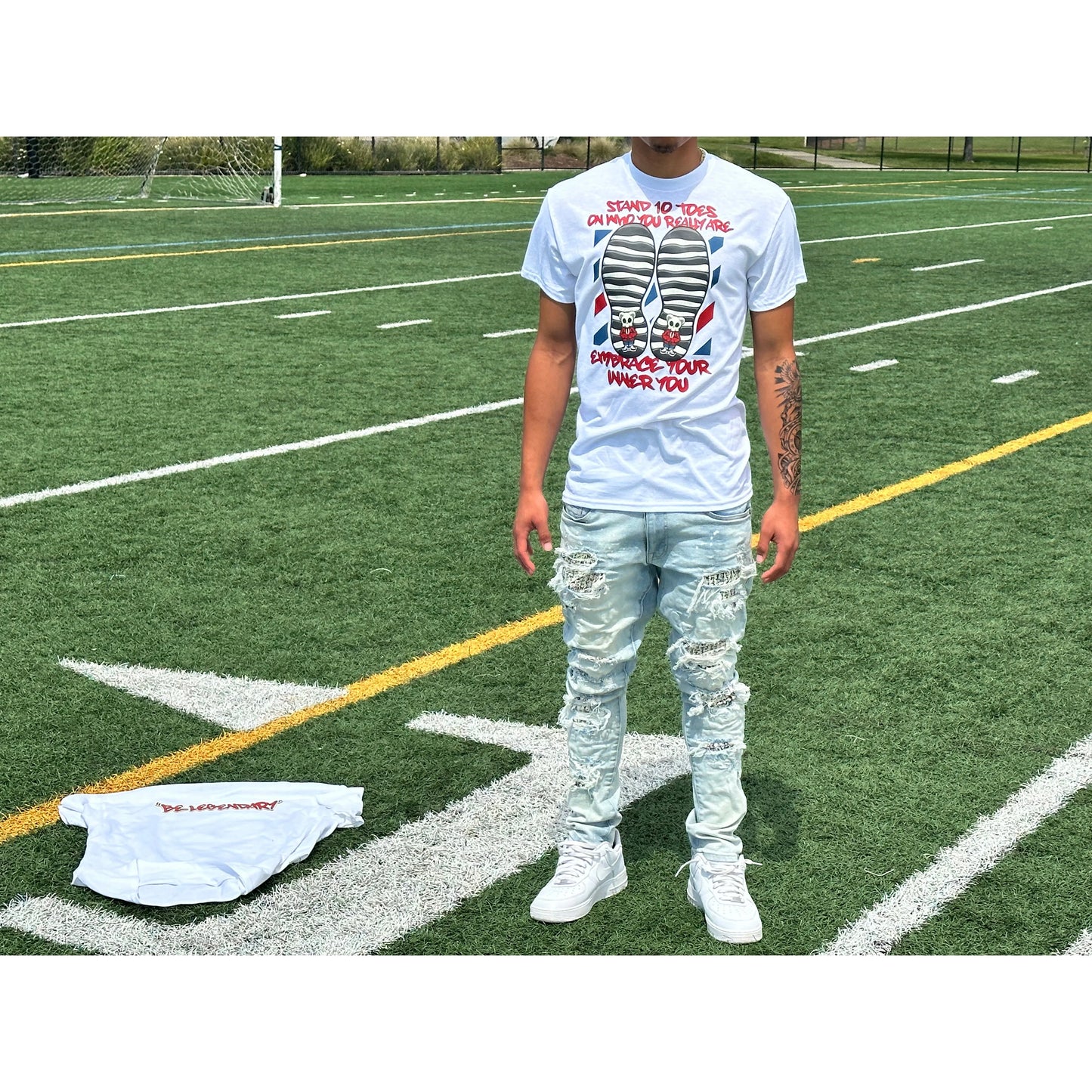 Lost Kulture 10 Toes Be Legendary T-Shirt - Lost Kulture 