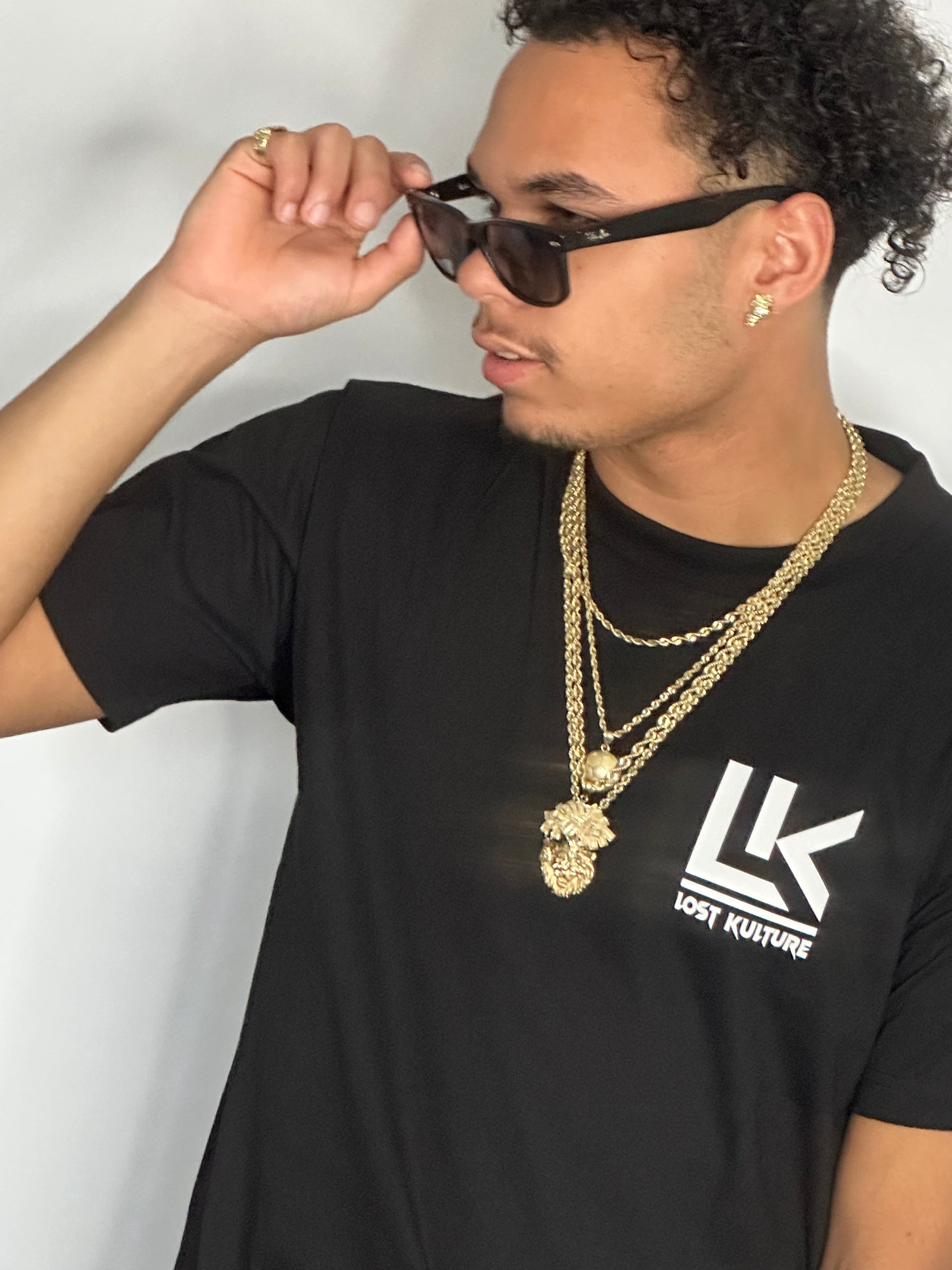Men wearing Rooted in Love T-Shirt a product from lost kulture the best clothing store, best men clothing brands best clothing for men clothing stores online clothing