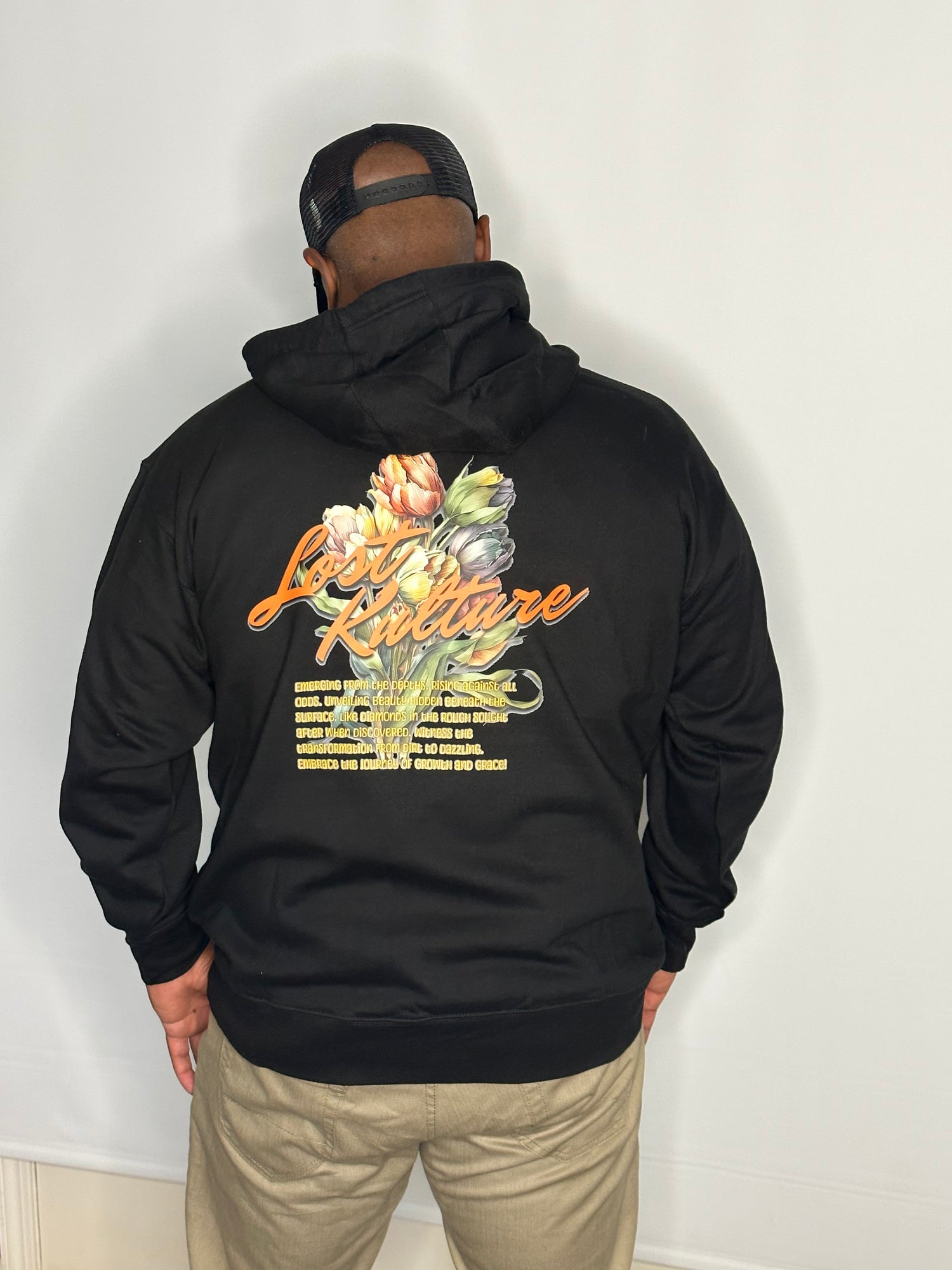 A man wearing Growth and Grace Hoodie the best clothing store, best men clothing brands best clothing for men clothing stores online clothing