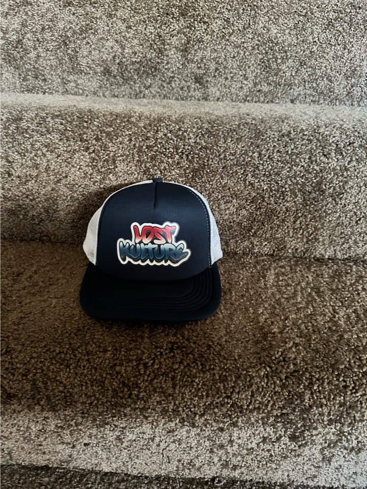 Lost Kulture Navy Blue Trucker Hat